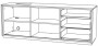  Тумба опорная обвязка GS, фасады YN, правая / NZ-0221.GS.YN.R /  1700x450x620 обвязка GS, фасады YN, правая - 1