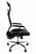 Кресло для руководителя Chairman 700 экопремиум черный/сетка н.м. - 2