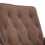 Кресло для персонала TetChair Madrid коричневый флок - 4